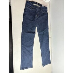Hollister Slim Straight Jeans Dark Wash Denim Mens W26 L30 Epic Flex